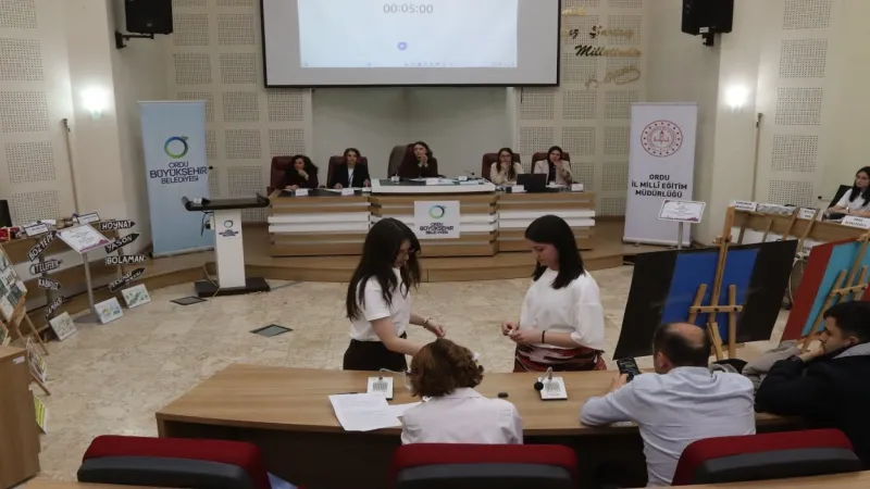 ORDU’DA LİSELER ARASI MÜNAZARA YARIŞMASINDA FİNALİSTLER BELLİ OLDU
