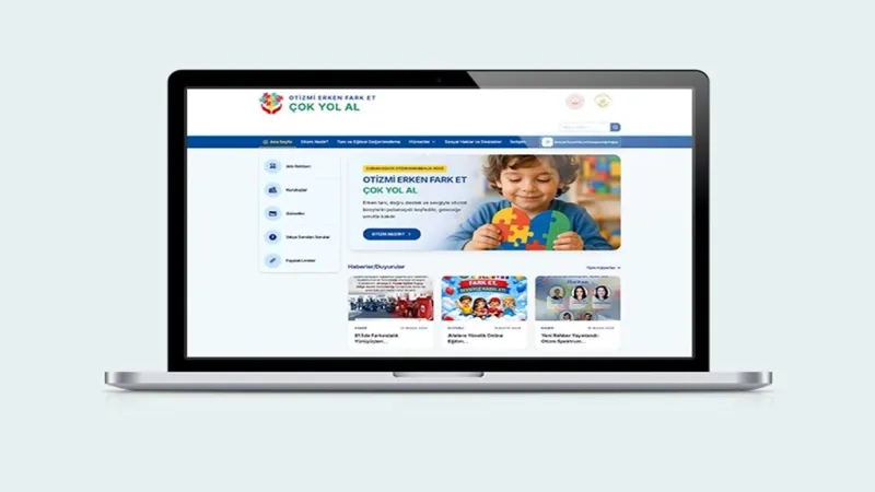 OTİZMLİ BİREYLER VE AİLELERE YENİ DİJİTAL PLATFORM
